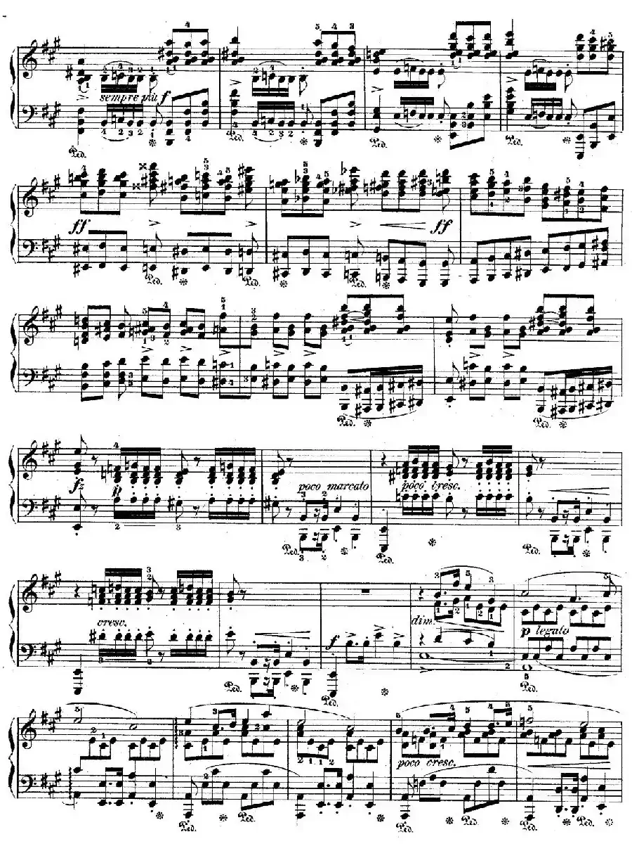 Allegro de Concerto Op.46（A大调音乐会快板）