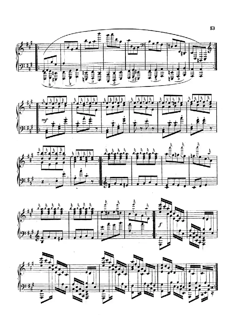 Variations on Yankee Doodle from Miscellenies Op.93（扬基嘟得主题变奏曲）