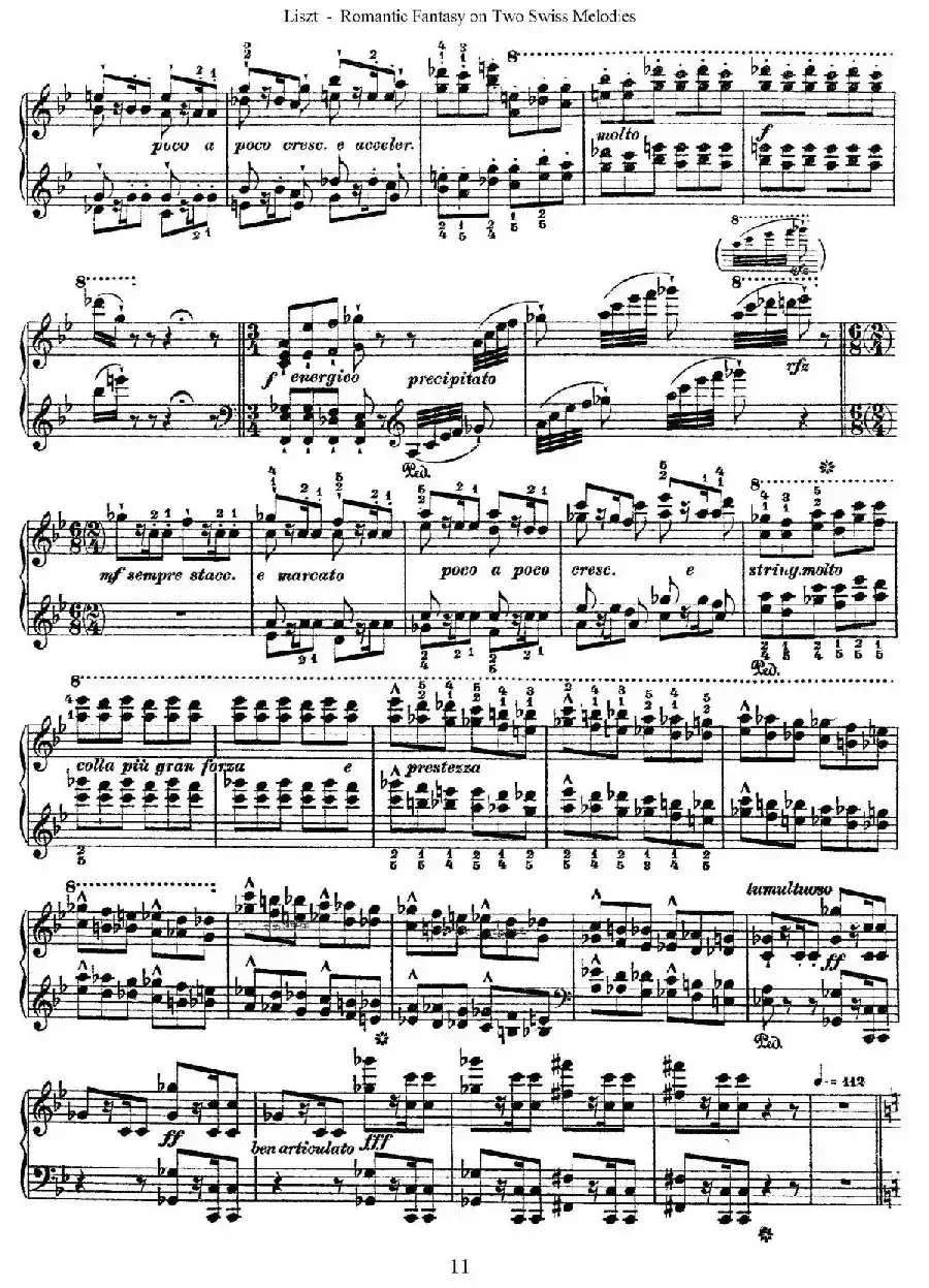 Romantic Fantasy on 2 Swiss Melodies Op.5（浪漫幻想曲）