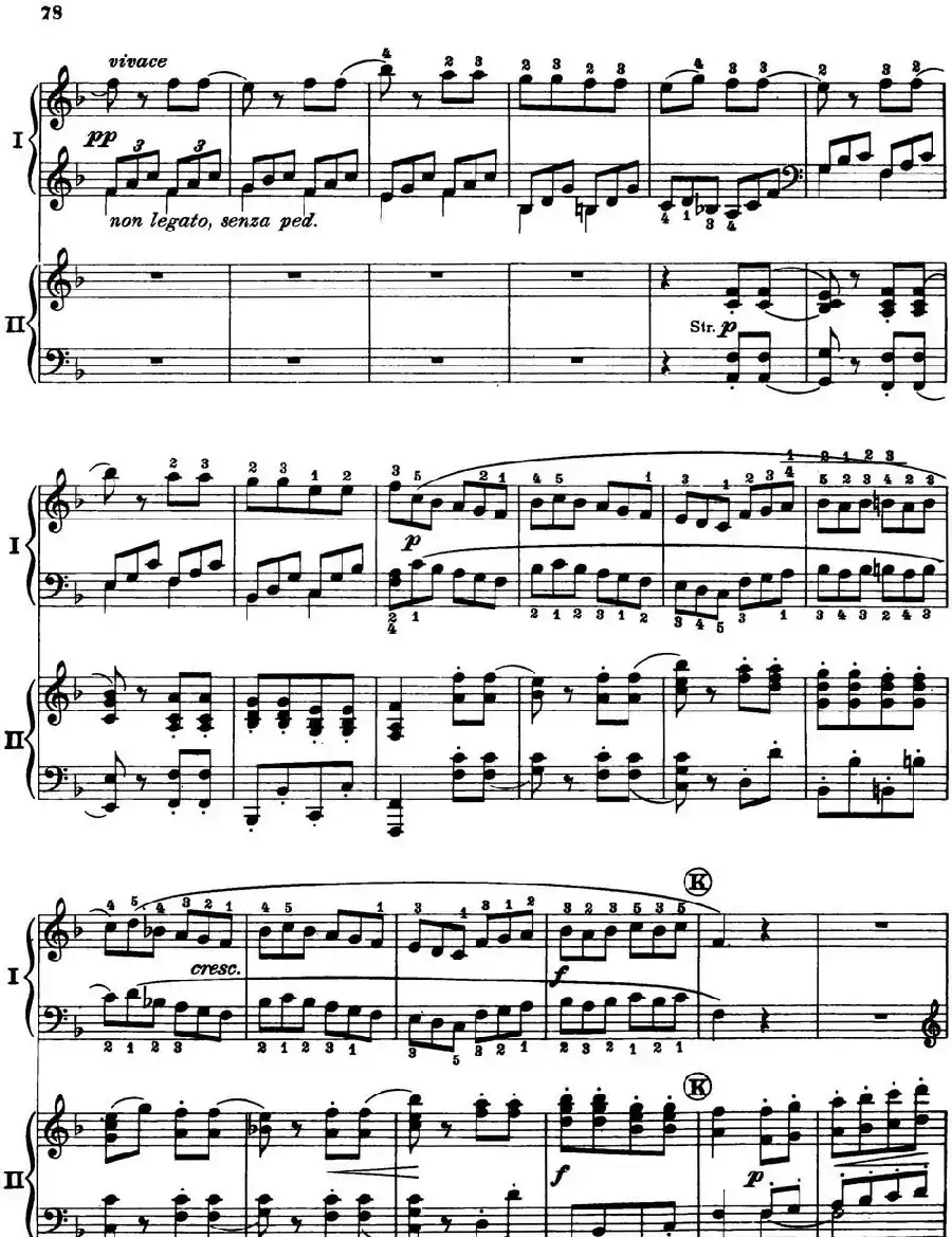 二十八部钢琴协奏曲 No.19（P61-78）