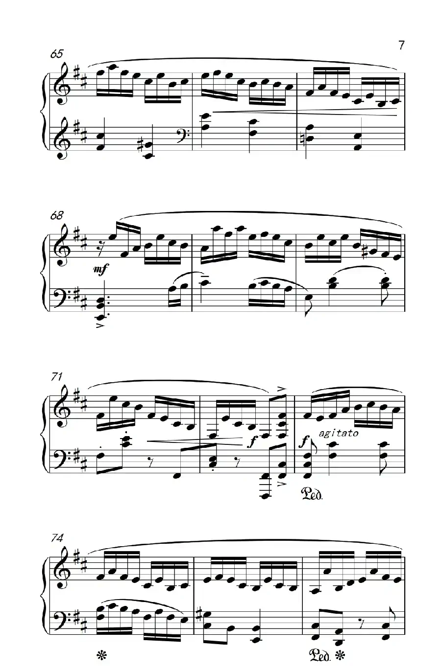 第七级3.卖杂货（中央音乐学院 钢琴（业余）考级教程 7-9级）