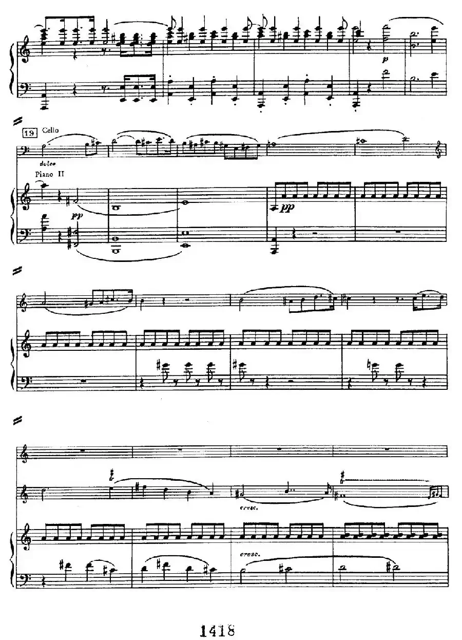 Triple Concerto in C Major Op.56（C大调三重协奏曲·双钢琴·Ⅰ）