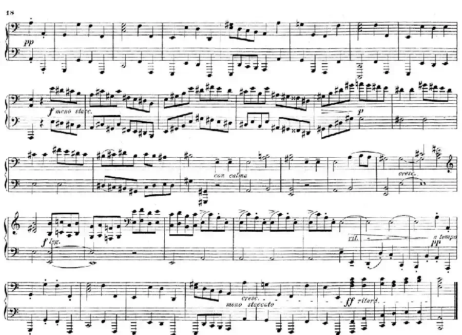 Deux Morceaux Pour Quatre Mains Op.43（2首四手联弹小品·2）