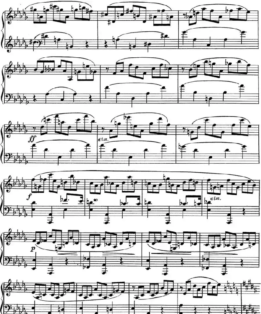 斯克里亚宾 钢琴练习曲 Op.42 No.1 Alexander Scriabin Etudes