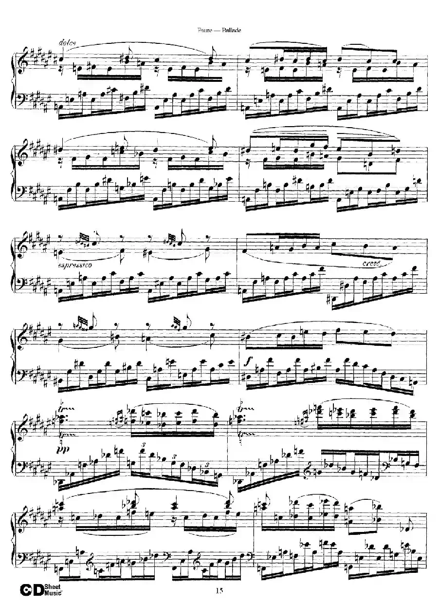 Ballade Op.19（叙事曲）