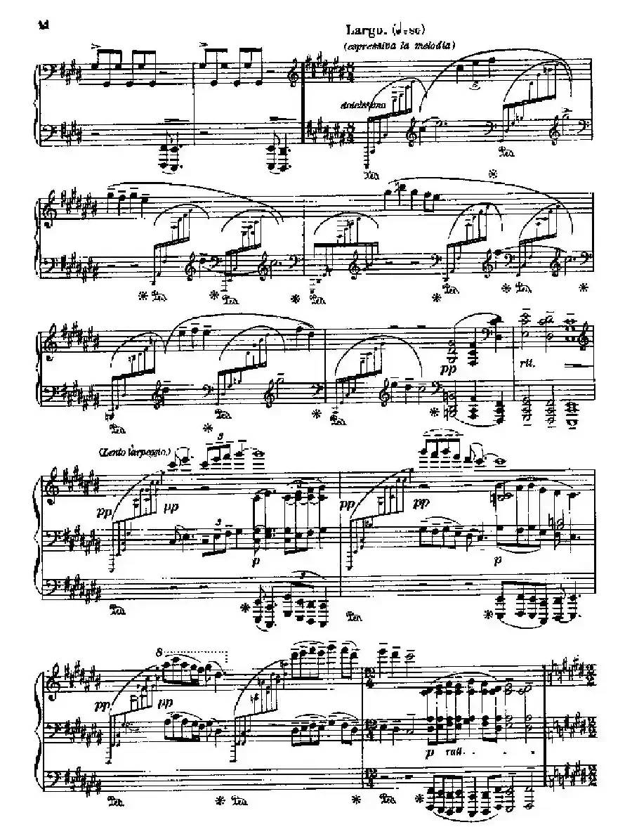 Three Preludes on Gregorian Melodies（三首格里高利圣咏前奏曲 2. 如暴风雨般激烈地）
