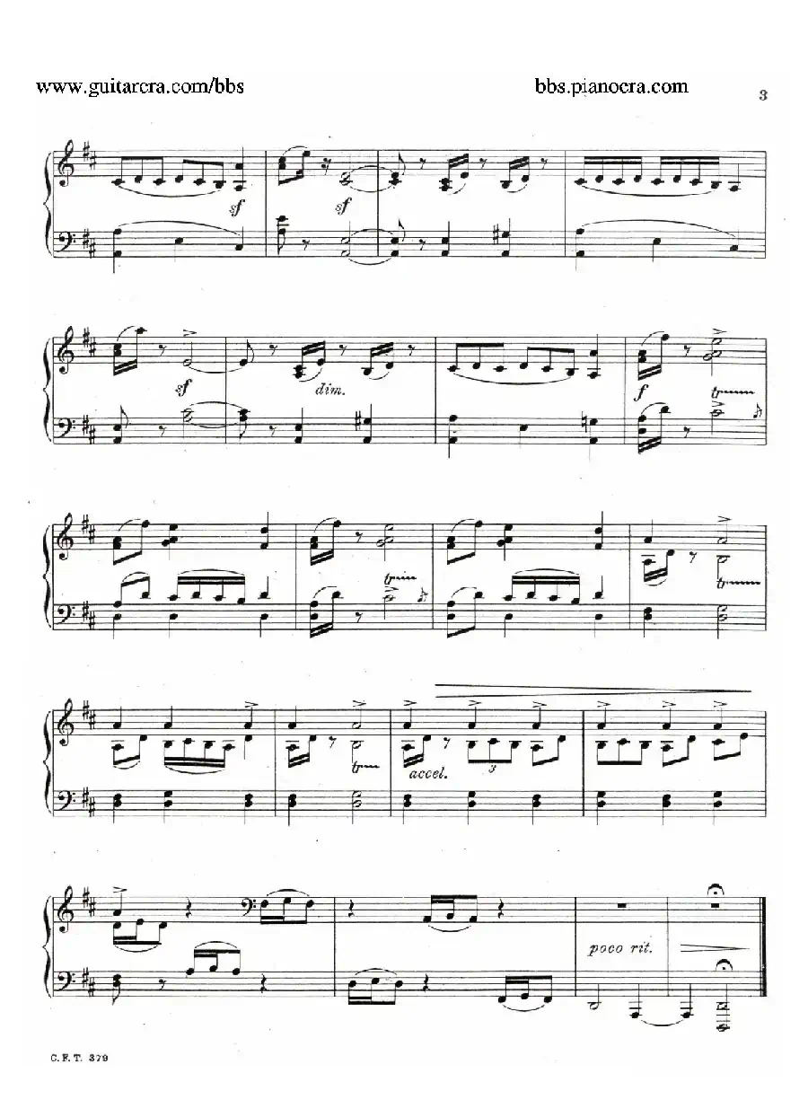 Eight Preludes Op.30（8首前奏曲 5. D大调）
