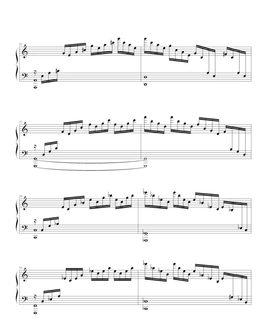 练习曲 Op.10 No.1（ 逃亡圣咏曲）