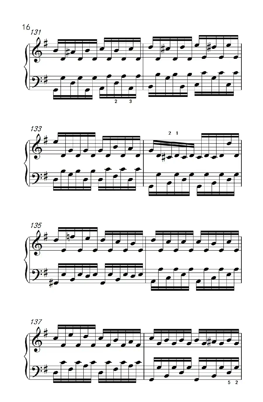 第七级2.G大调变奏曲 贝多芬(中央音乐学院 钢琴(业余)考级教程 7-9级)