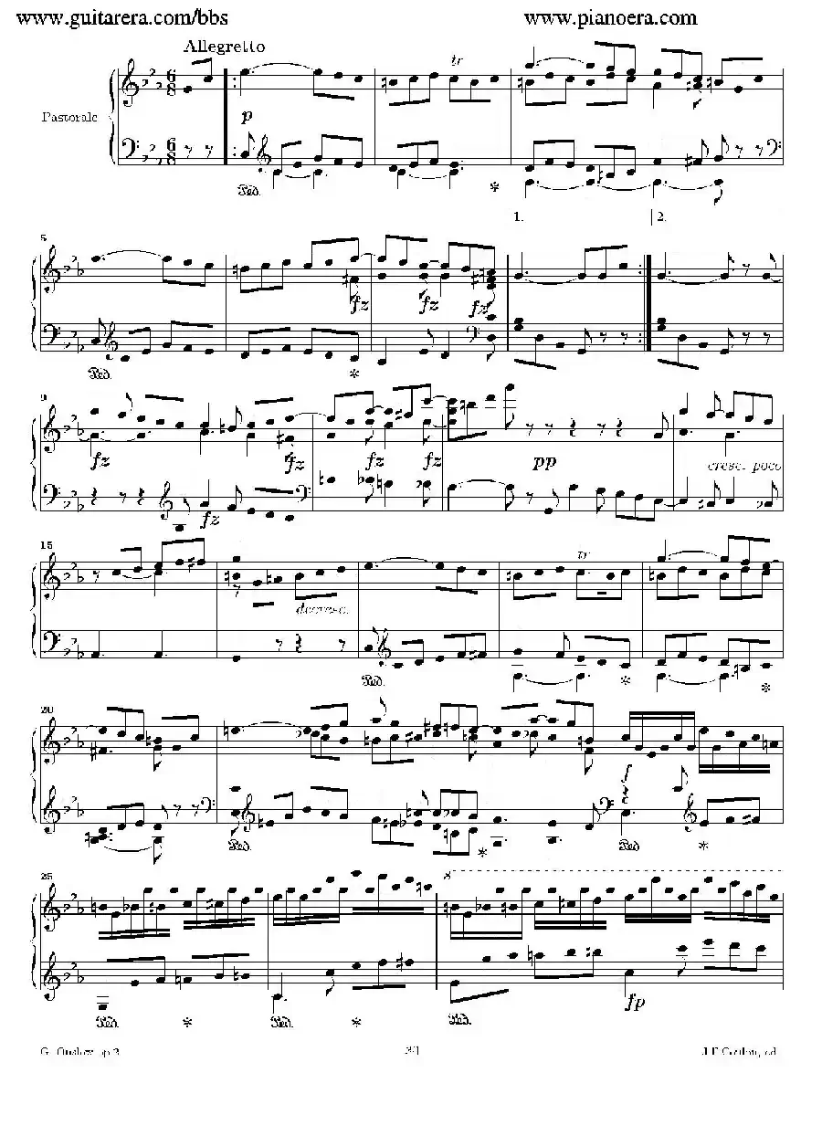 Grande Piano Sonata in c Minor Op.2（c小调华丽钢琴奏鸣曲·第四乐章）