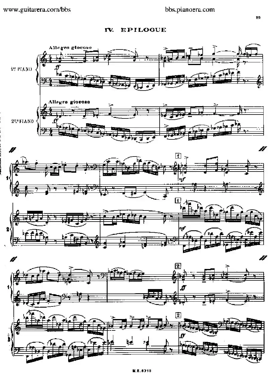 Sonata for Two Pianos（双钢琴奏鸣曲）