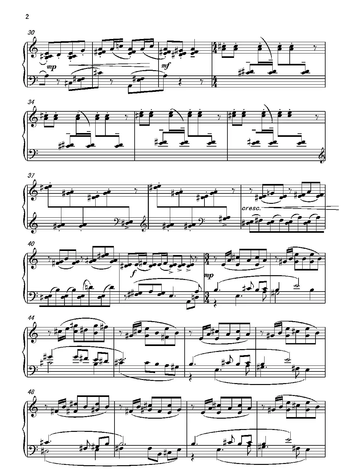 第4钢琴奏鸣曲Piano Sonata N0.4(第3乐章)