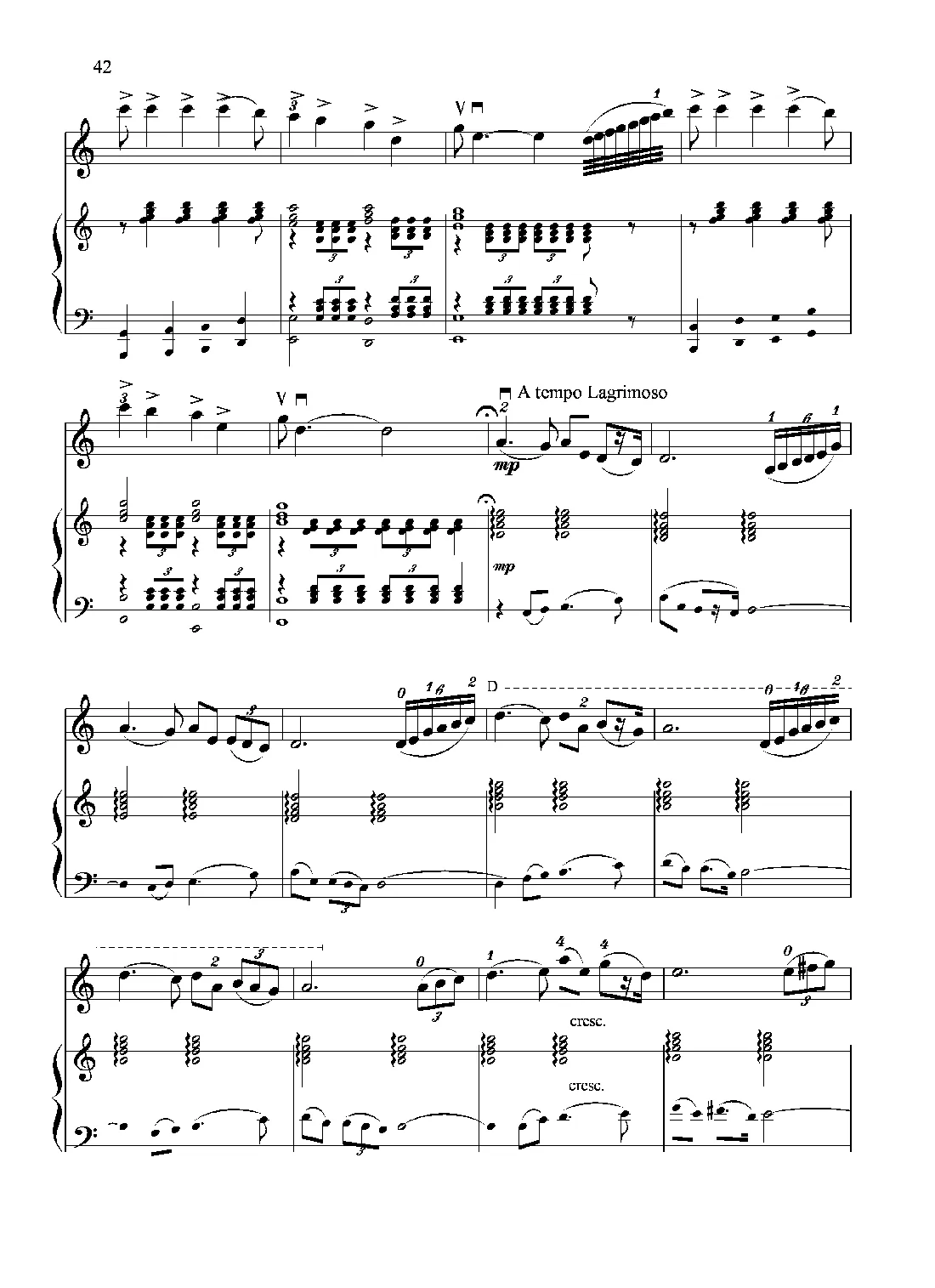 满江红幻想曲（小提琴+钢琴）