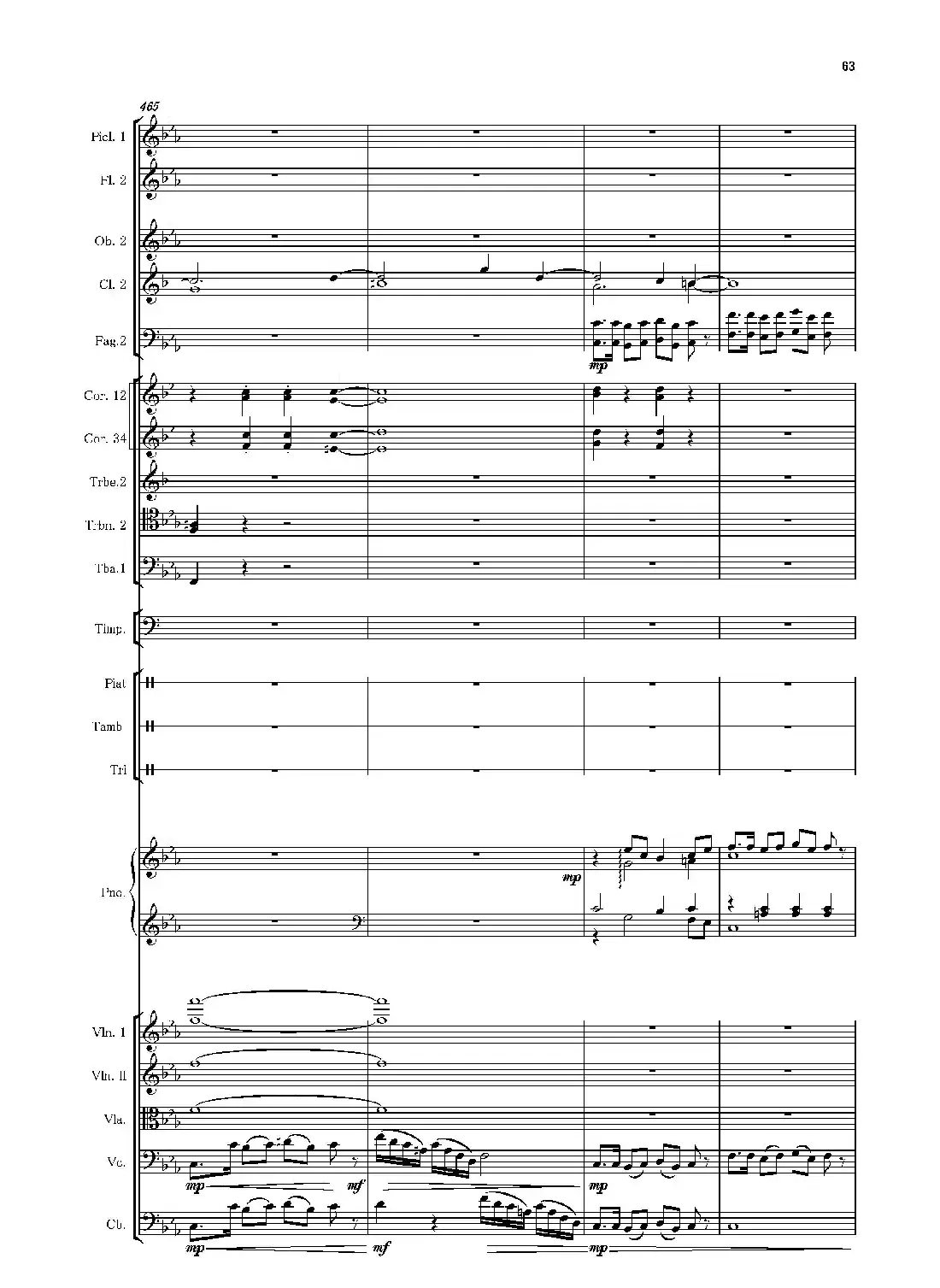 第二钢琴协奏曲(第一·二·三乐章)(管弦乐作品)