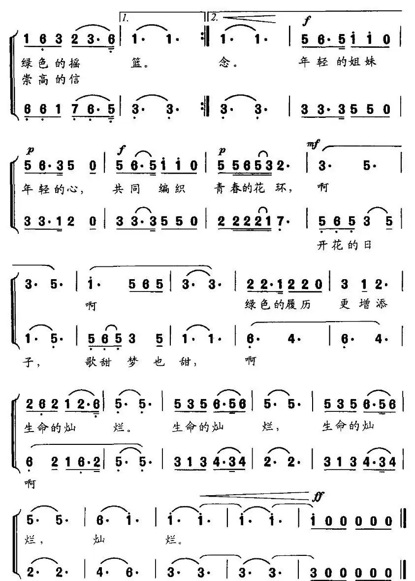 军旅姐妹情(女声二重唱)