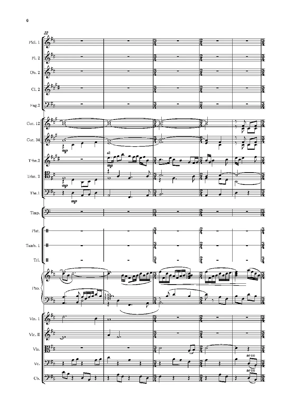 第二钢琴协奏曲(第一·二·三乐章)(管弦乐作品)