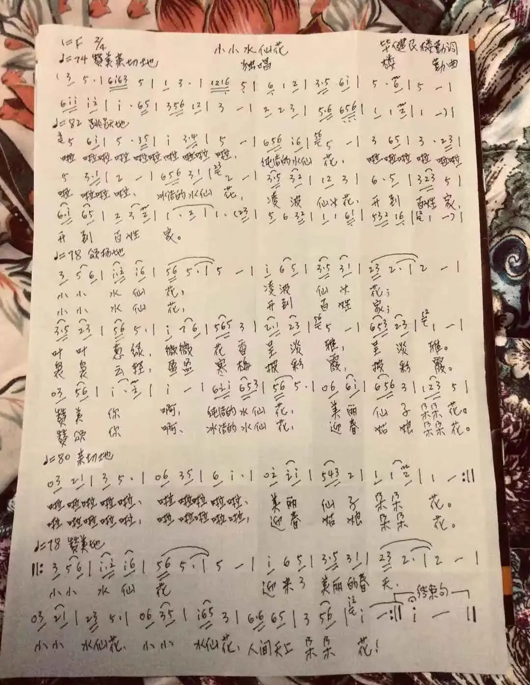 小小水仙花  