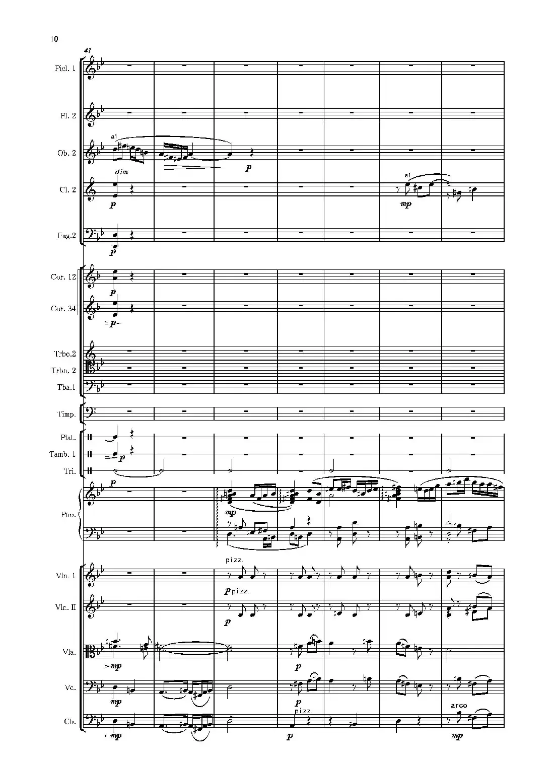 第二钢琴协奏曲(第一·二·三乐章)(管弦乐作品)