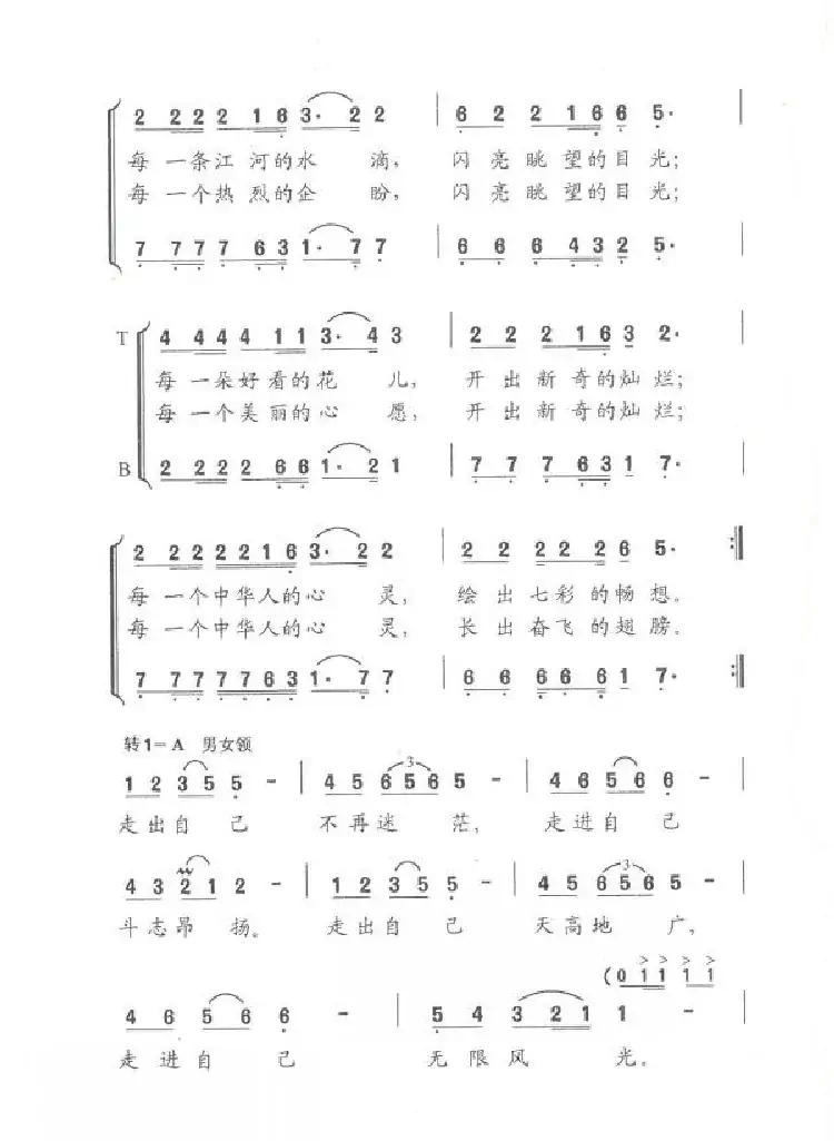 走向辉煌(杨有方词 平安俊曲)