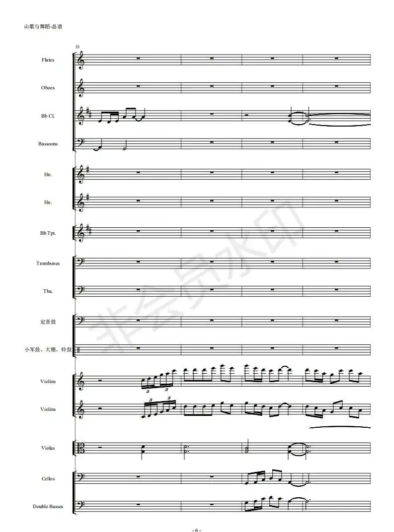 河南民歌组曲（第三乐章）