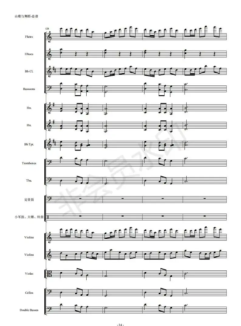 河南民歌组曲（第三乐章）