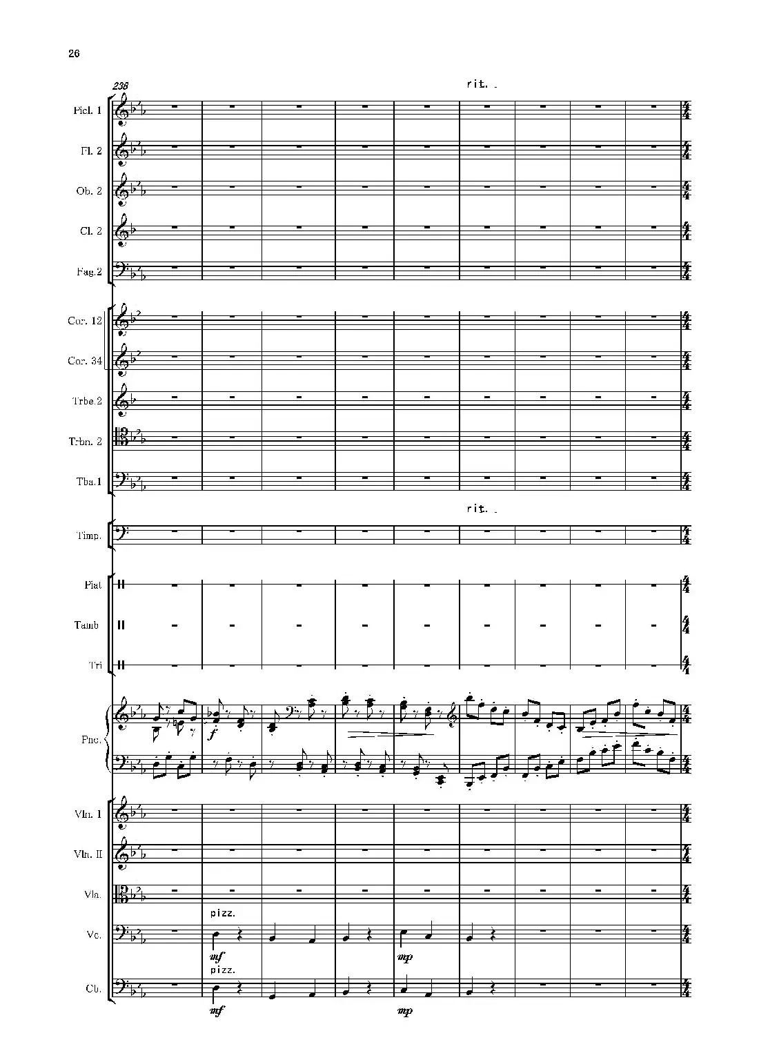 第二钢琴协奏曲(第一·二·三乐章)(管弦乐作品)