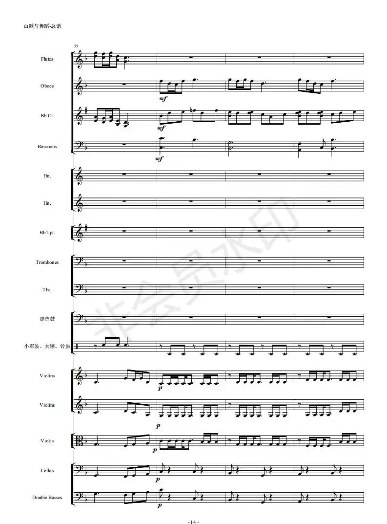 河南民歌组曲（第三乐章）