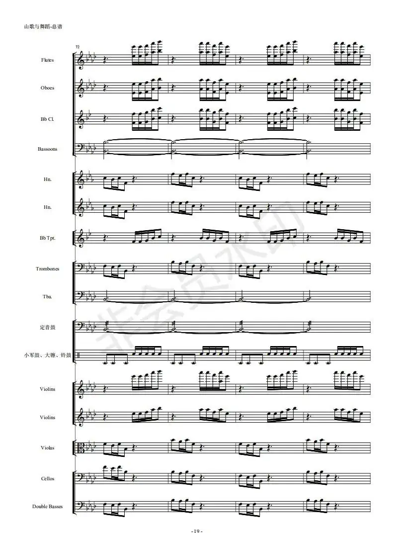 河南民歌组曲（第三乐章）