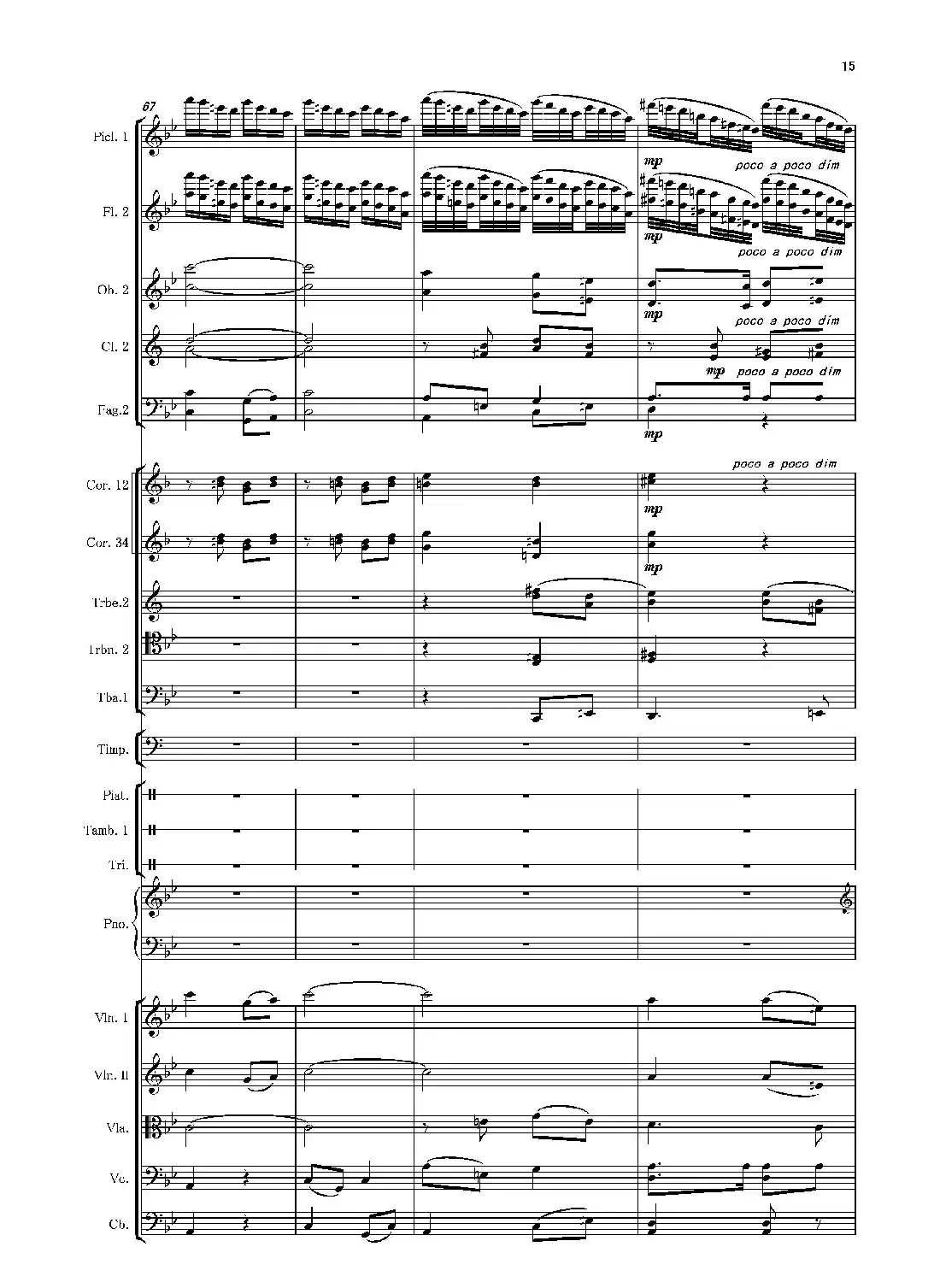 第二钢琴协奏曲(第一·二·三乐章)(管弦乐作品)