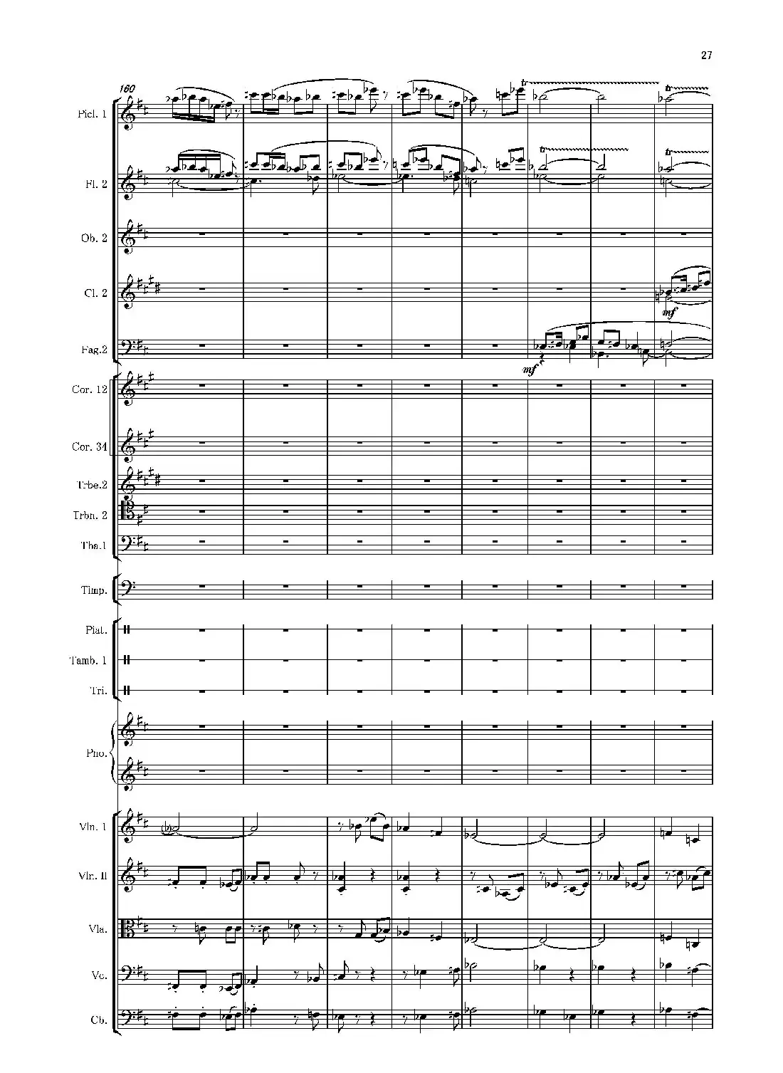 第二钢琴协奏曲(第一·二·三乐章)(管弦乐作品)