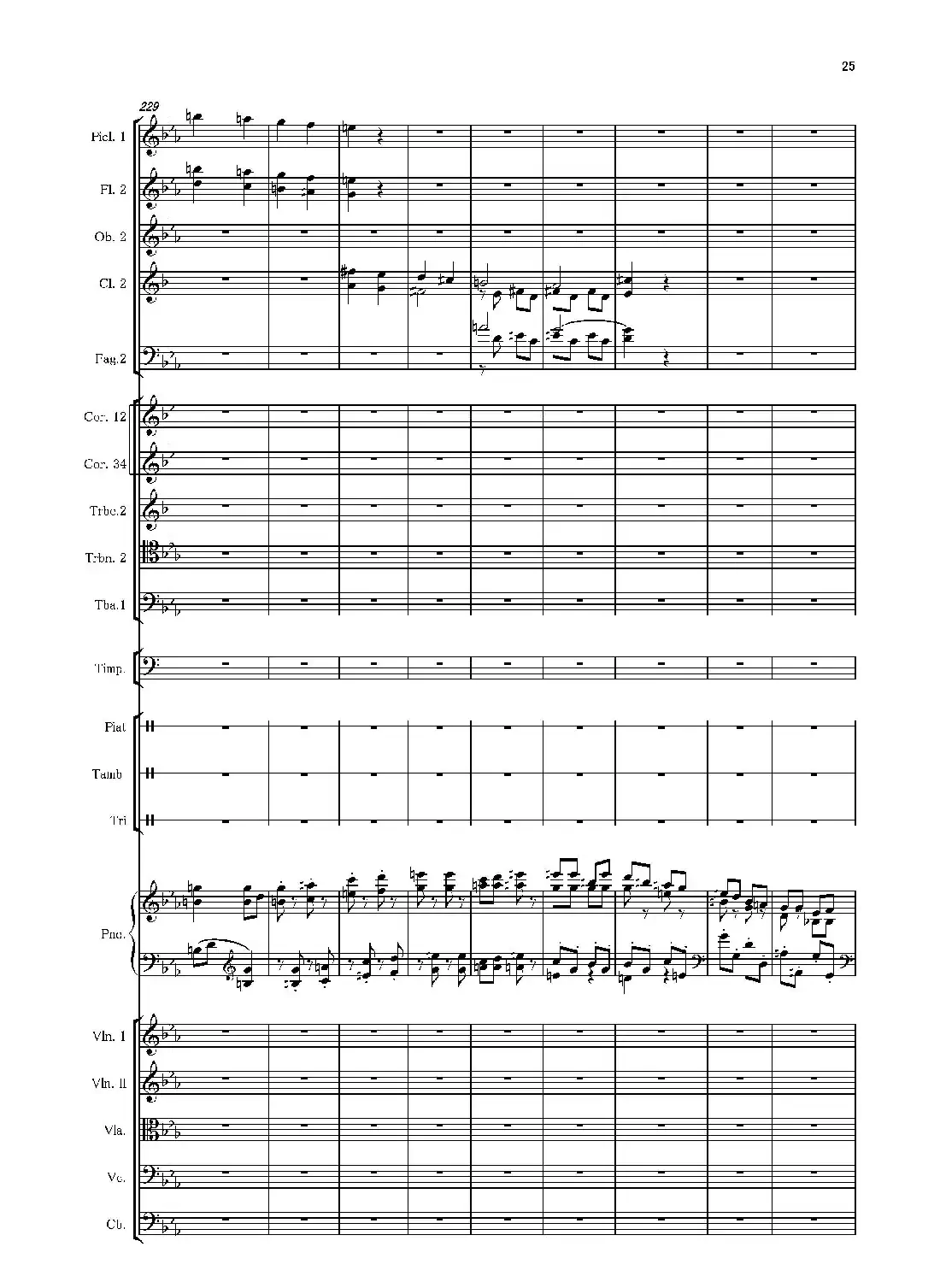 第二钢琴协奏曲(第一·二·三乐章)(管弦乐作品)