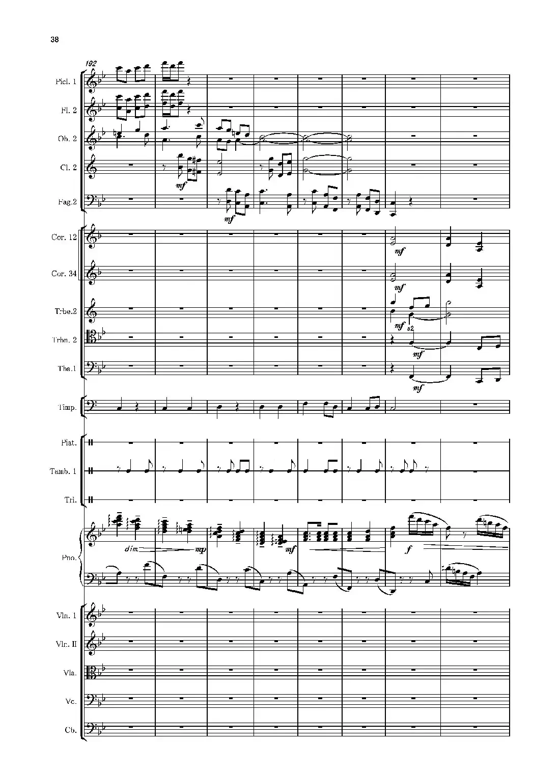 第二钢琴协奏曲(第一·二·三乐章)(管弦乐作品)