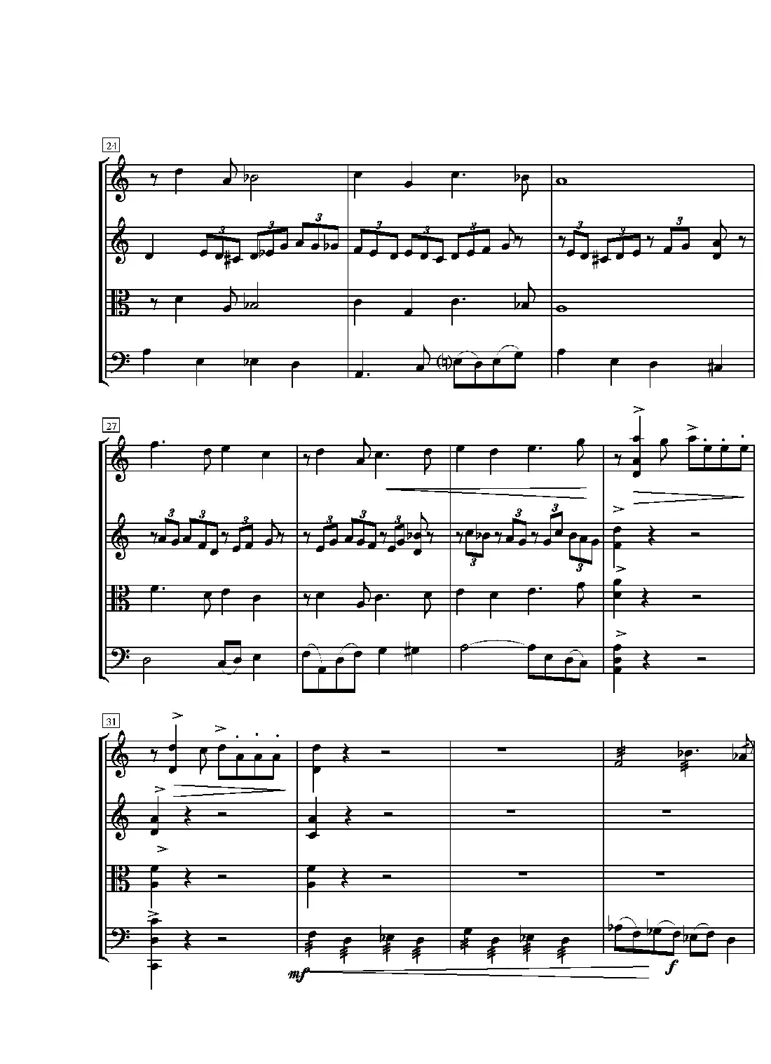 第一弦乐四重奏（葛清作品）