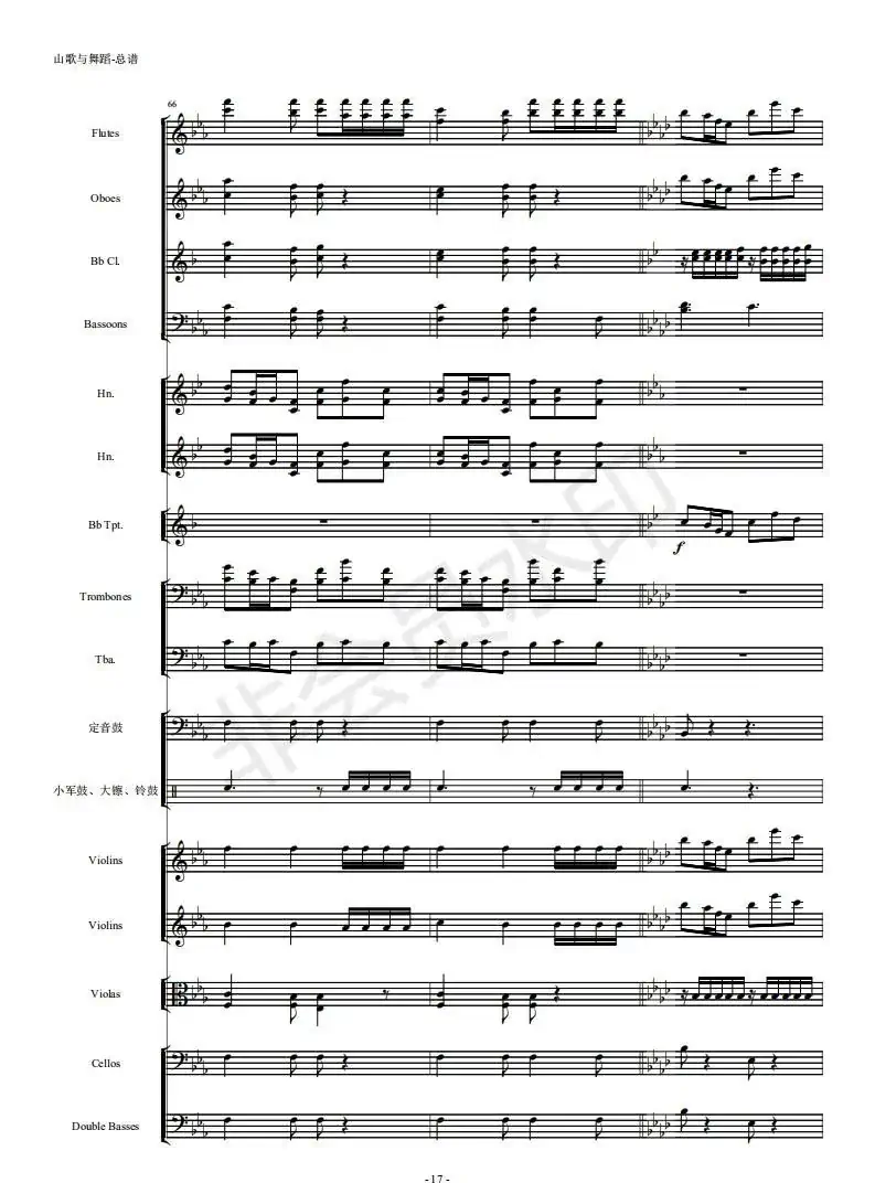 河南民歌组曲（第三乐章）