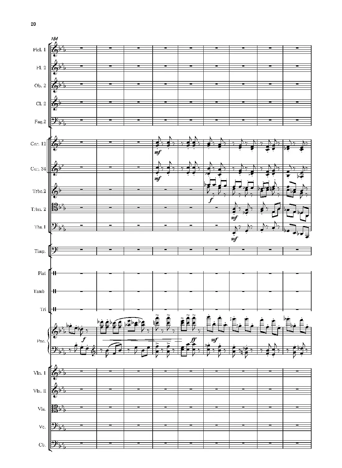 第二钢琴协奏曲(第一·二·三乐章)(管弦乐作品)