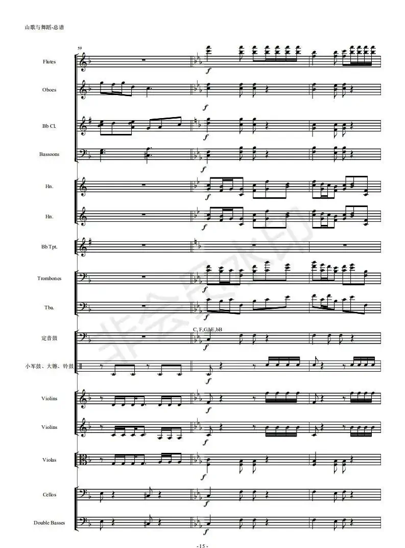 河南民歌组曲（第三乐章）