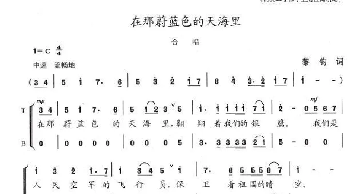在那蔚蓝色的天海里