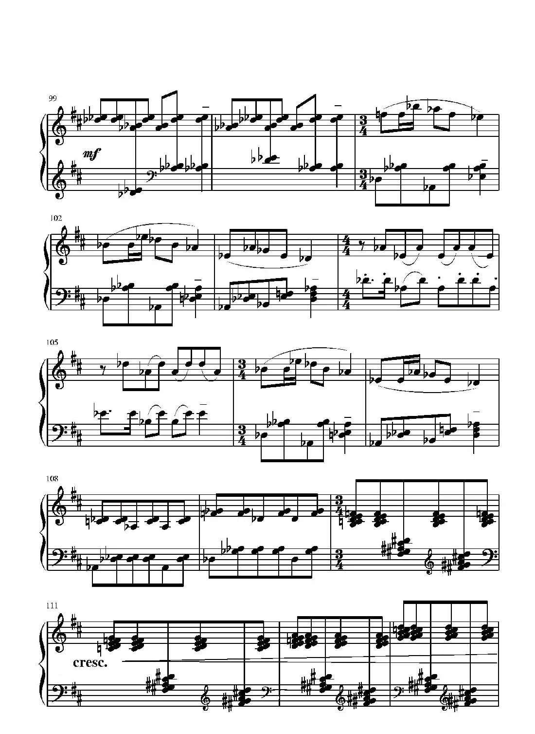 第二钢琴奏鸣曲(第一乐章)