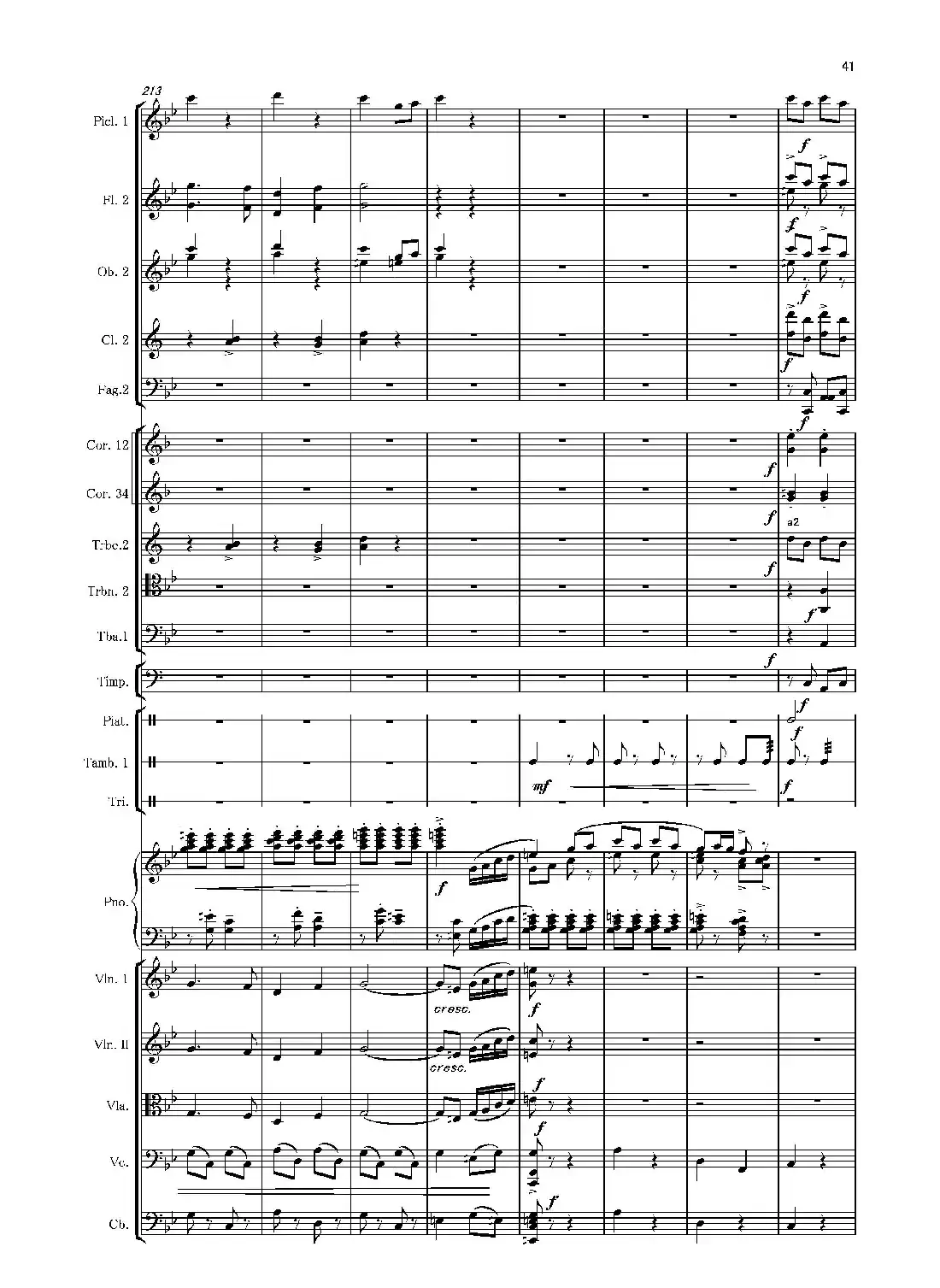 第二钢琴协奏曲(第一·二·三乐章)(管弦乐作品)