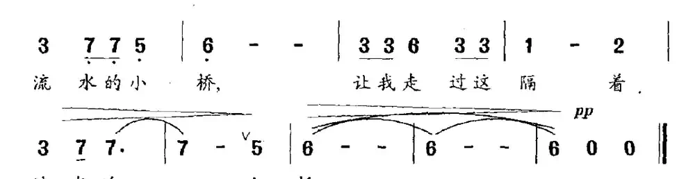 小桥流水(周龙然词 刘启明曲)