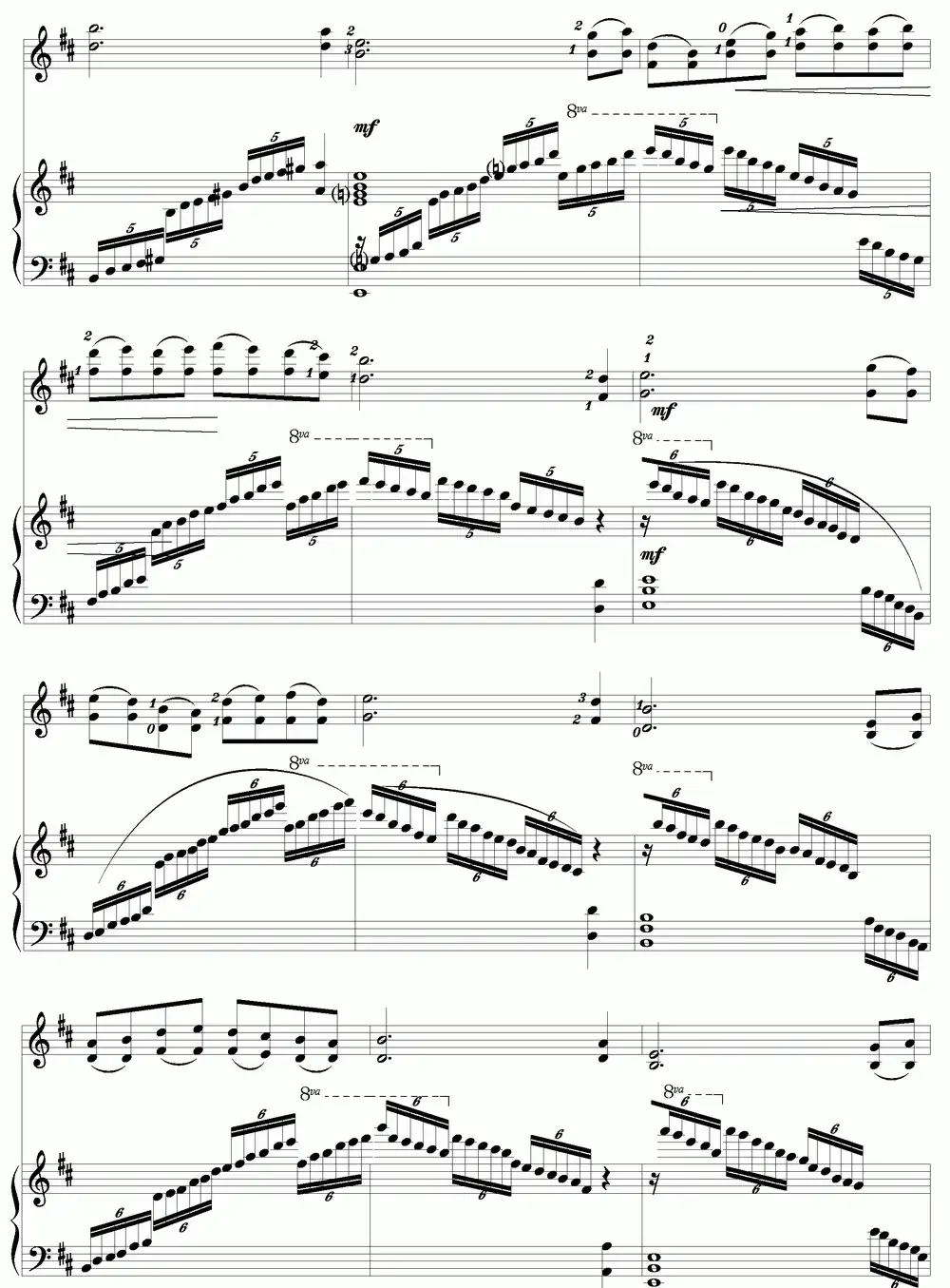 七夕情歌(小提琴独奏钢琴伴奏)