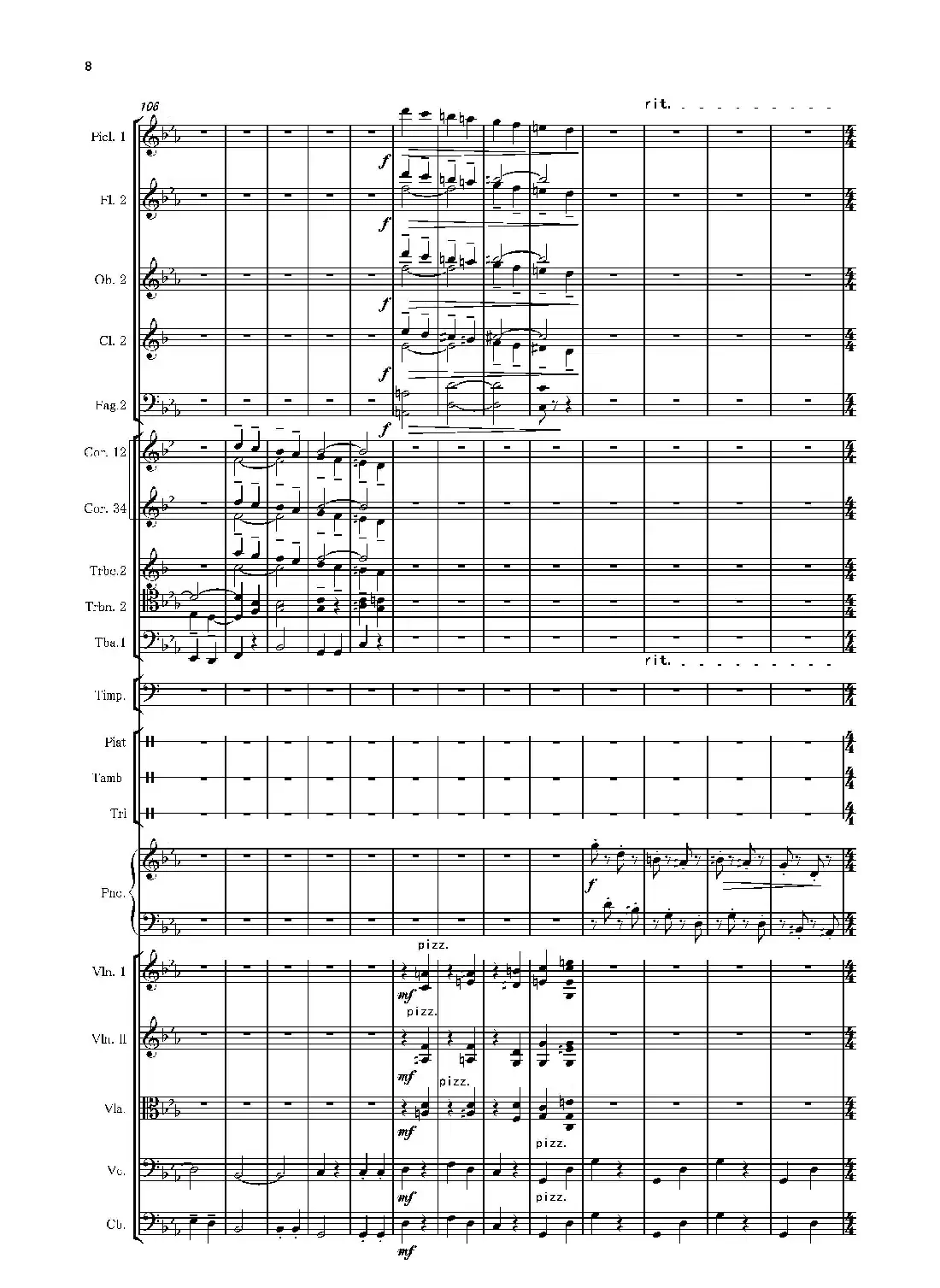 第二钢琴协奏曲(第一·二·三乐章)(管弦乐作品)