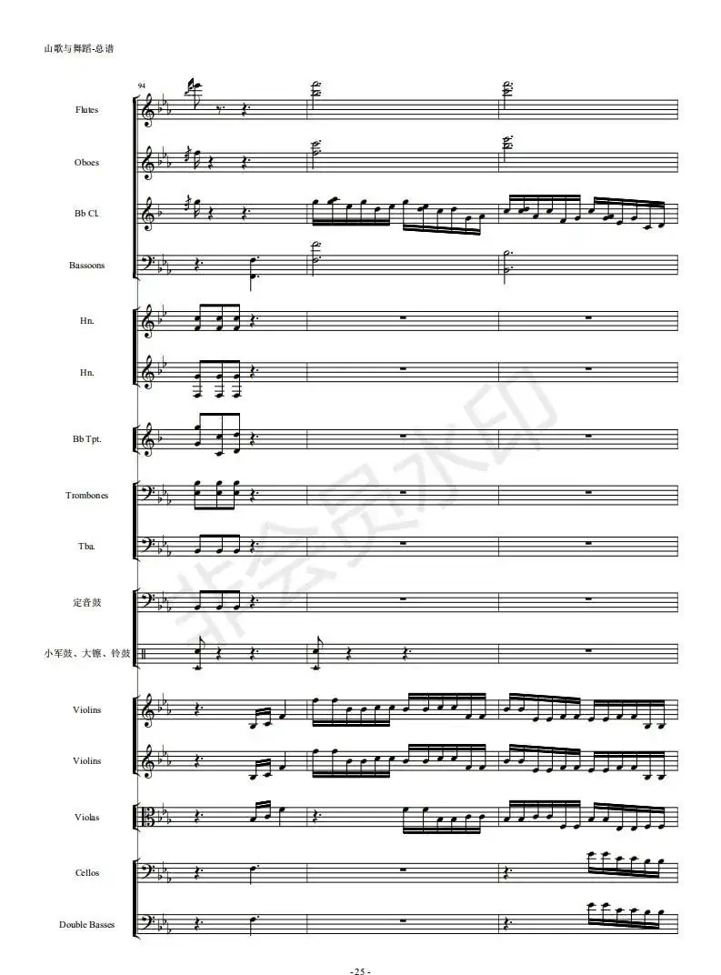 河南民歌组曲（第三乐章）