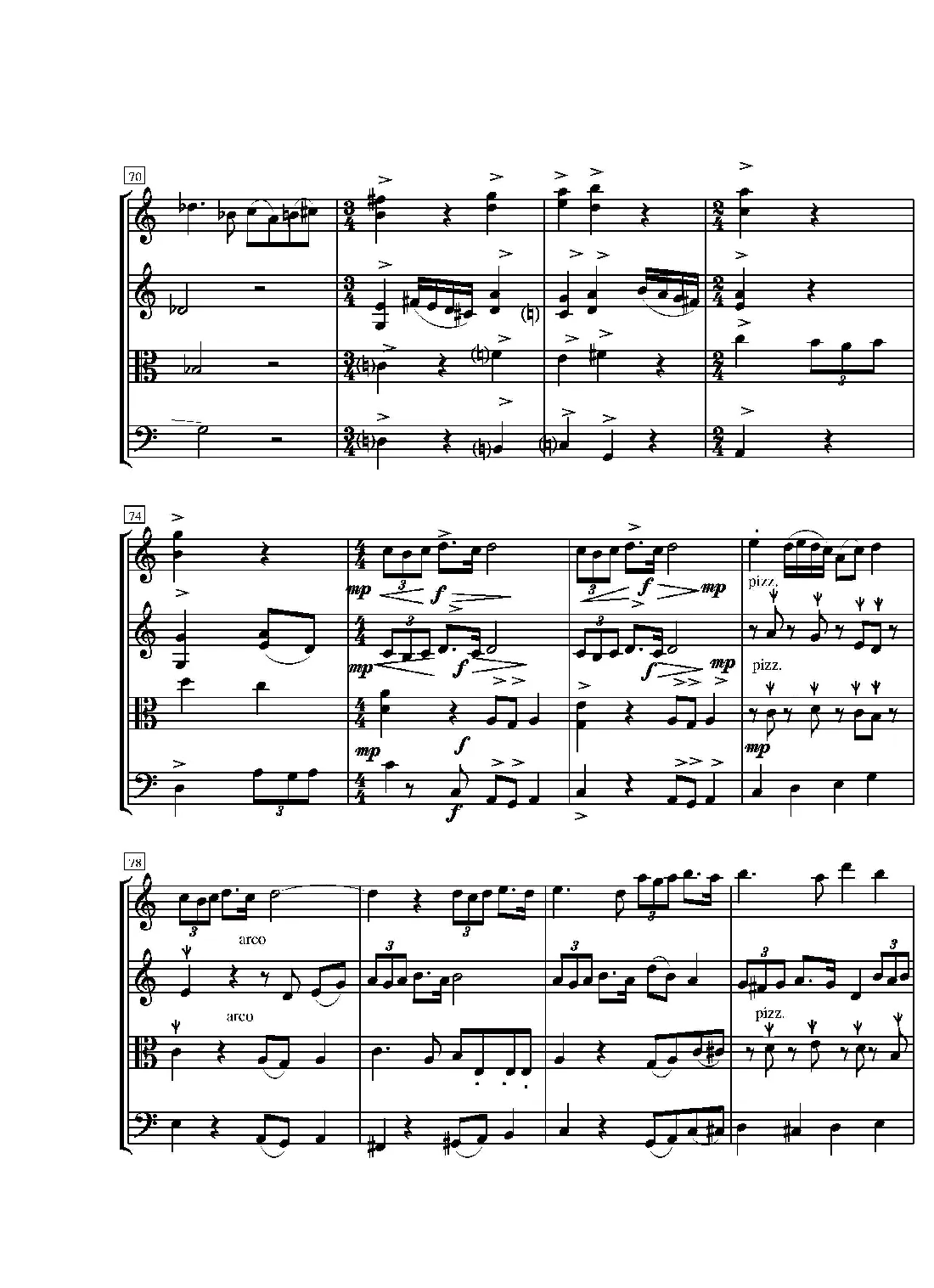 第一弦乐四重奏（葛清作品）