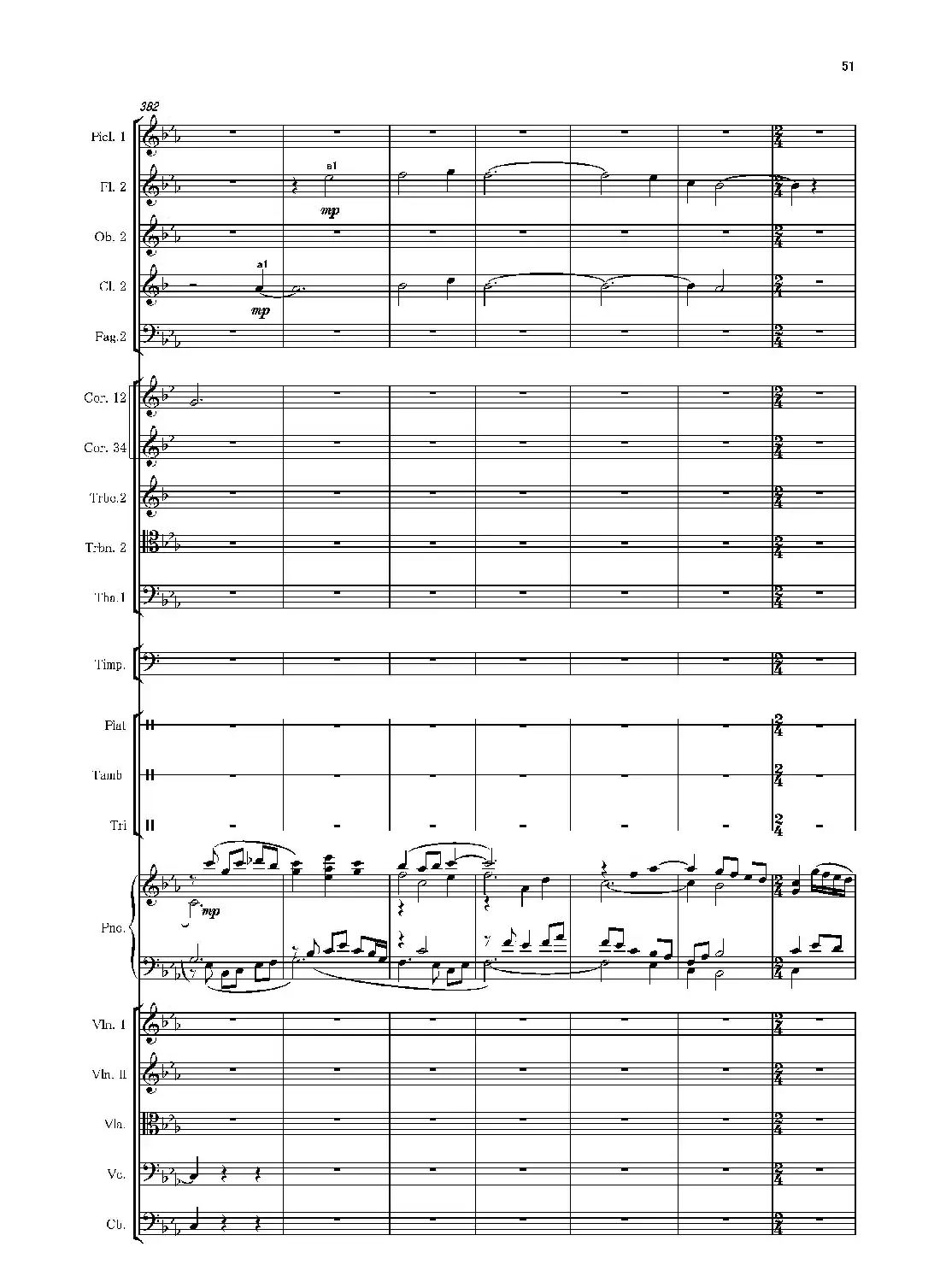 第二钢琴协奏曲(第一·二·三乐章)(管弦乐作品)