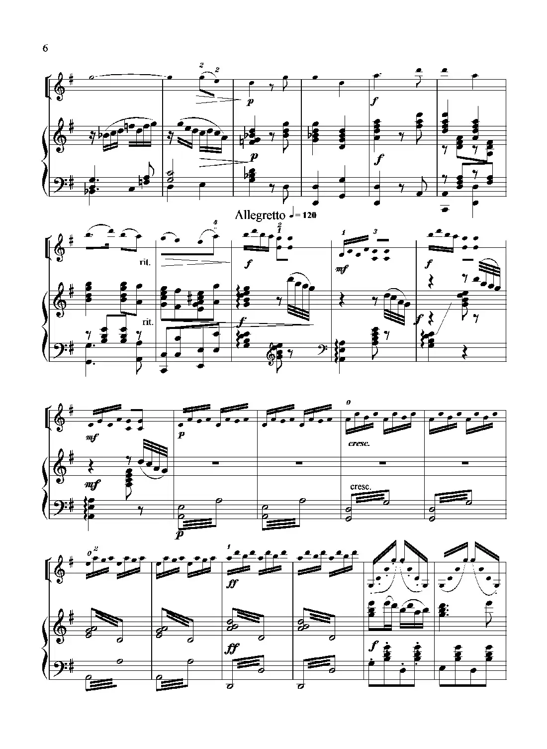 扑蝶舞曲（小提琴独奏+钢琴伴奏）