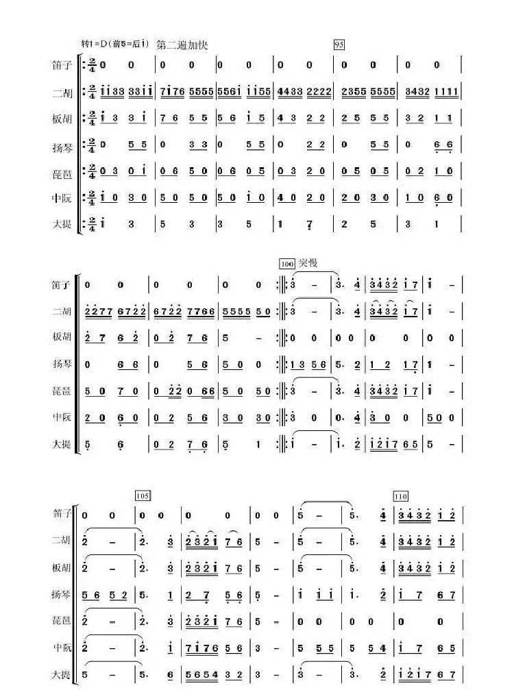 迎宾曲(亦弛编曲）（器乐合奏）