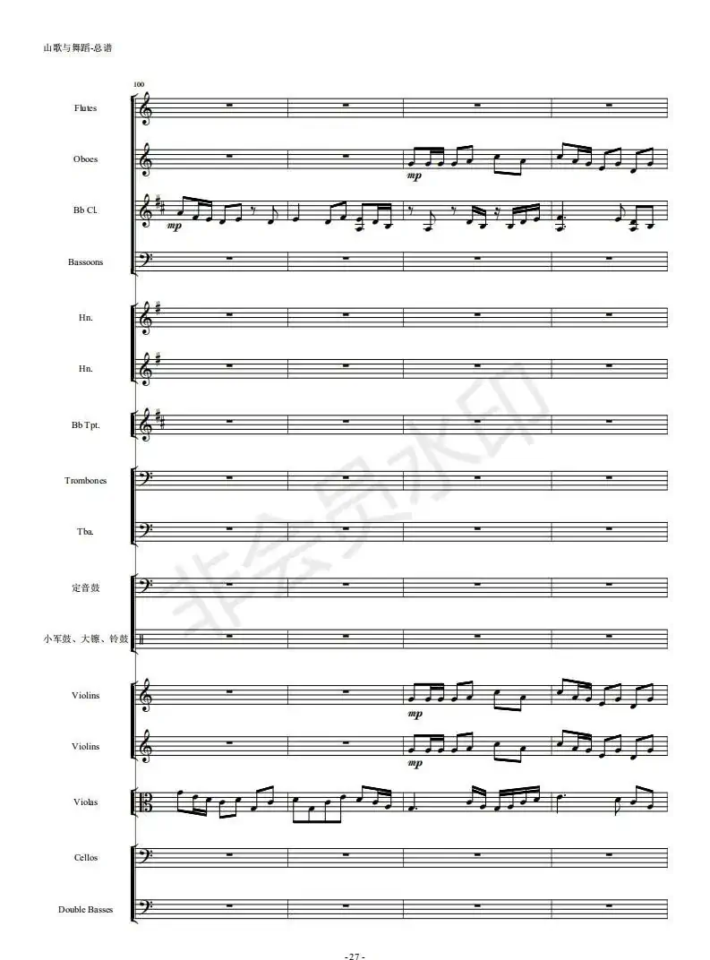 河南民歌组曲（第三乐章）