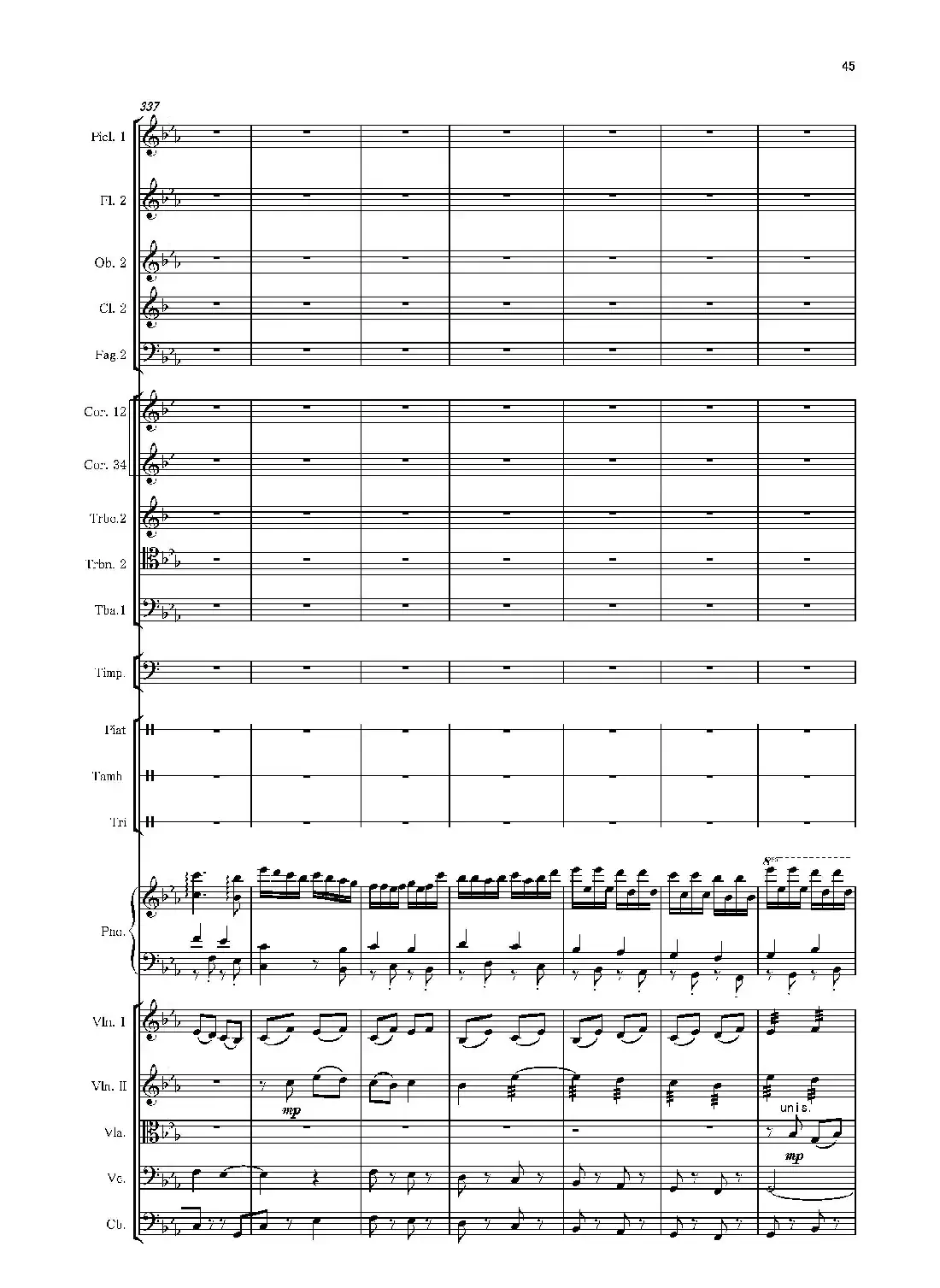 第二钢琴协奏曲(第一·二·三乐章)(管弦乐作品)