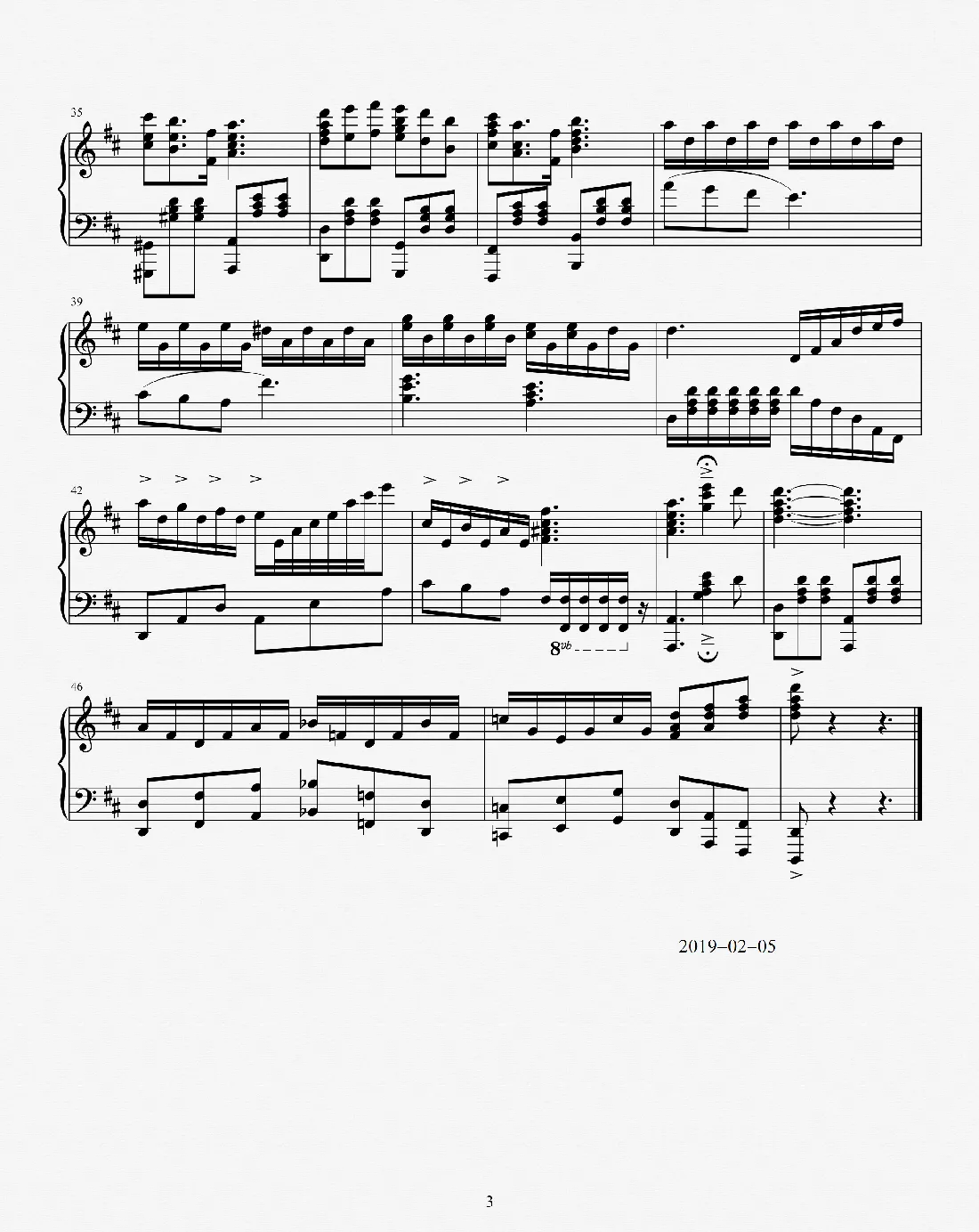 赵胤先钢琴曲谱《我和我的祖国》